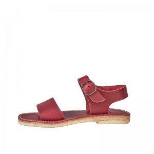 Sandali Duckfeet Lokken Donna Rosse | 759ITFXBD