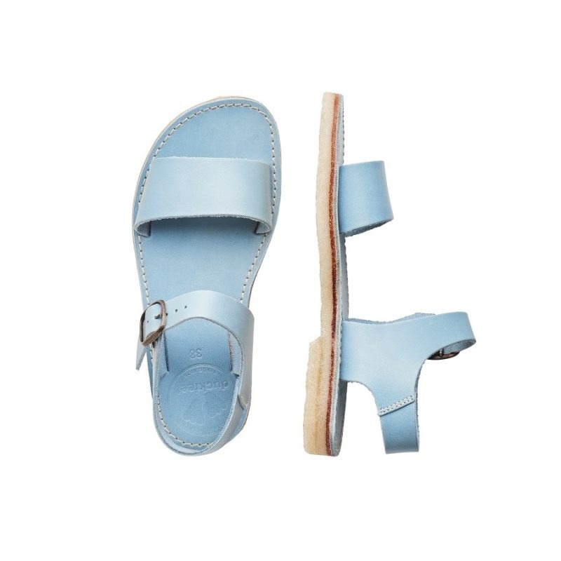 Sandali Duckfeet Lokken Donna Blu Chiaro | 312ALDJMQ