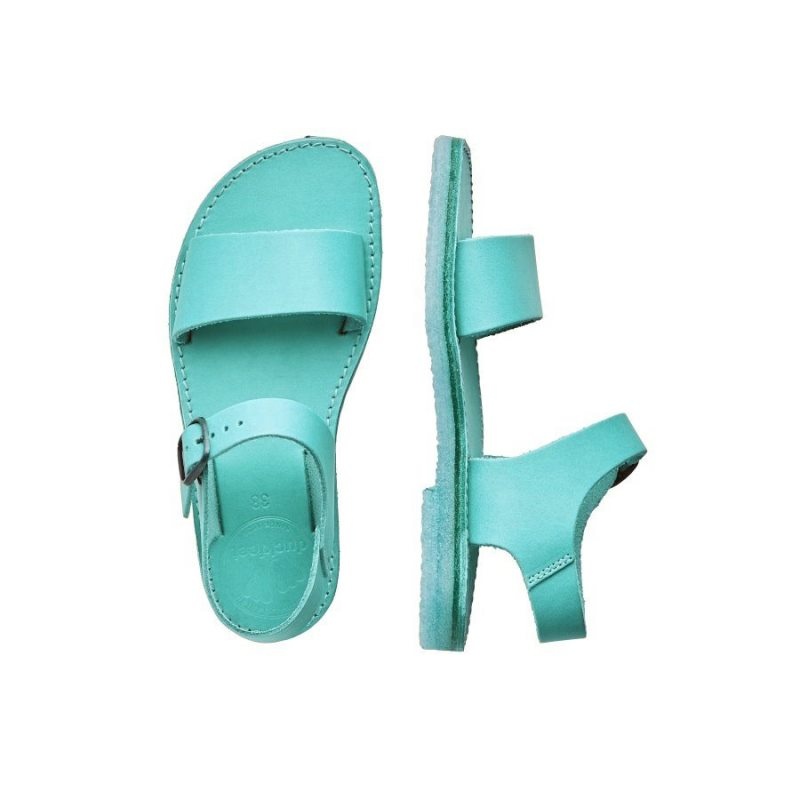 Sandali Duckfeet Lokken Donna Verde Acqua | 317FZNOTA