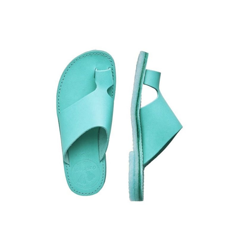 Sandali Duckfeet Mando Uomo Verde Acqua | 386VDNSIE