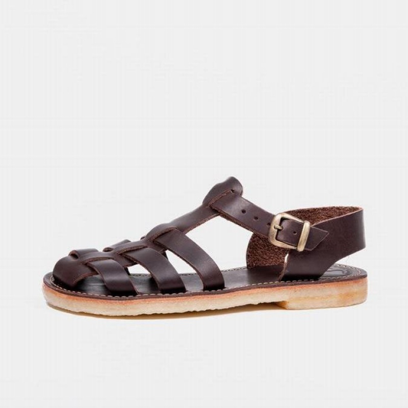 Sandali Duckfeet Ringkobing Donna Cioccolato | 652PJGZFW