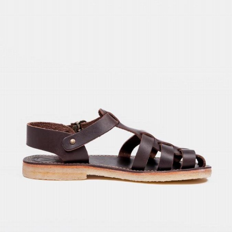 Sandali Duckfeet Ringkobing Donna Cioccolato | 652PJGZFW