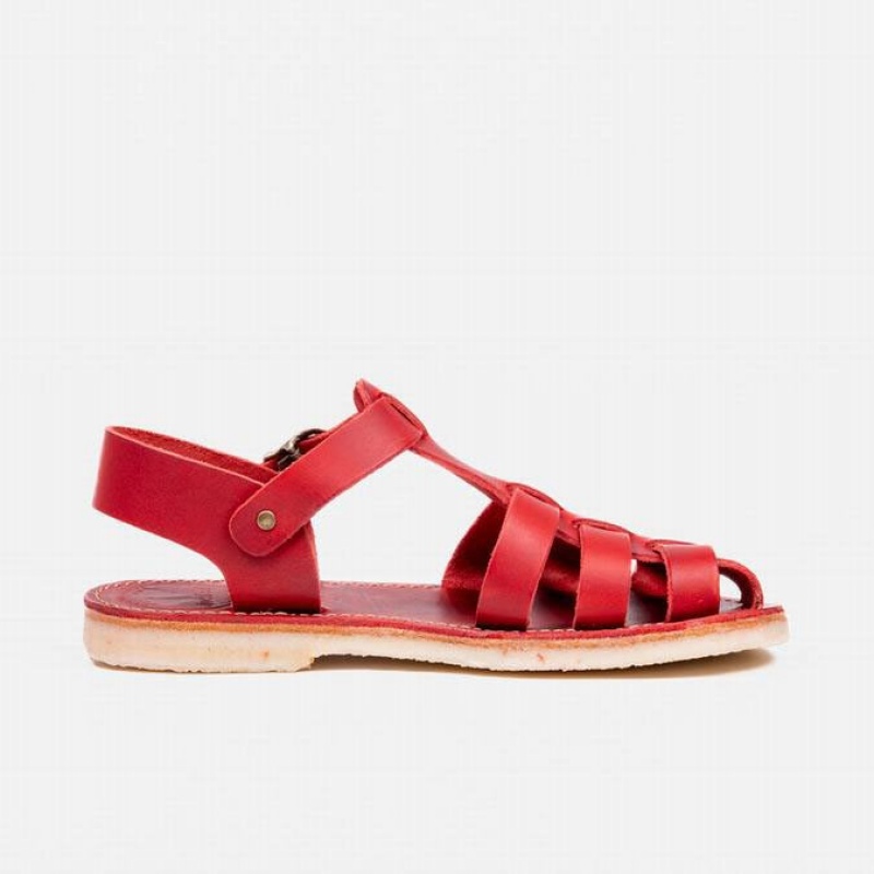 Sandali Duckfeet Ringkobing Donna Rosse | 794REDJCU