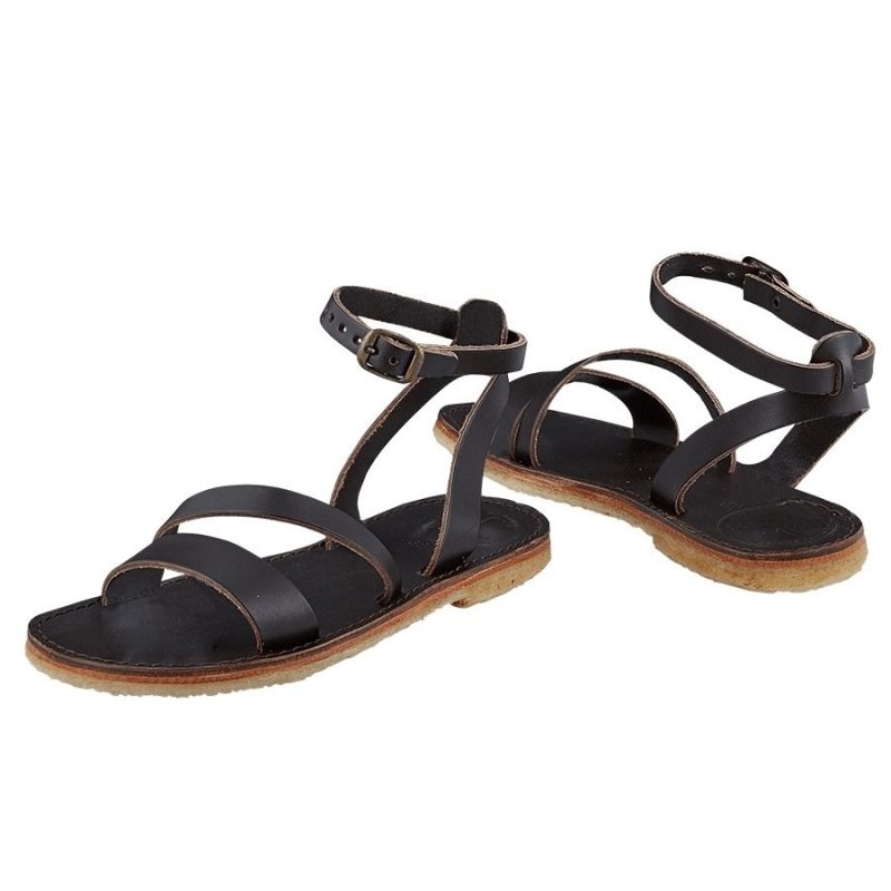 Sandali Duckfeet Skaerbaek Donna Nere | 468BICQWH