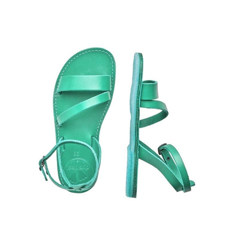 Sandali Duckfeet Skaerbaek Donna Verde Acqua | 694HYKWGO