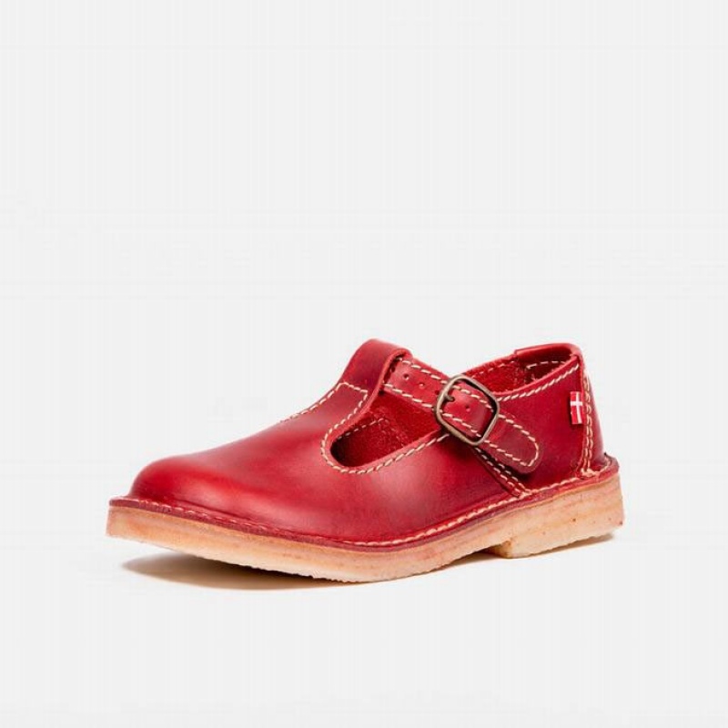 Scarpe Mary Jane Duckfeet Lolland Donna Rosse | 604NBWRDP