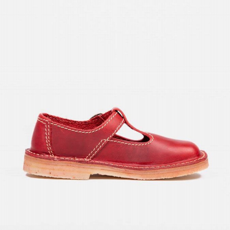 Scarpe Mary Jane Duckfeet Lolland Donna Rosse | 604NBWRDP