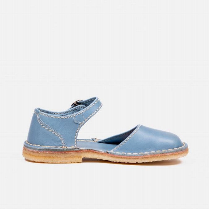 Scarpe Mary Jane Duckfeet Mols Donna Blu | 270RMQNEH