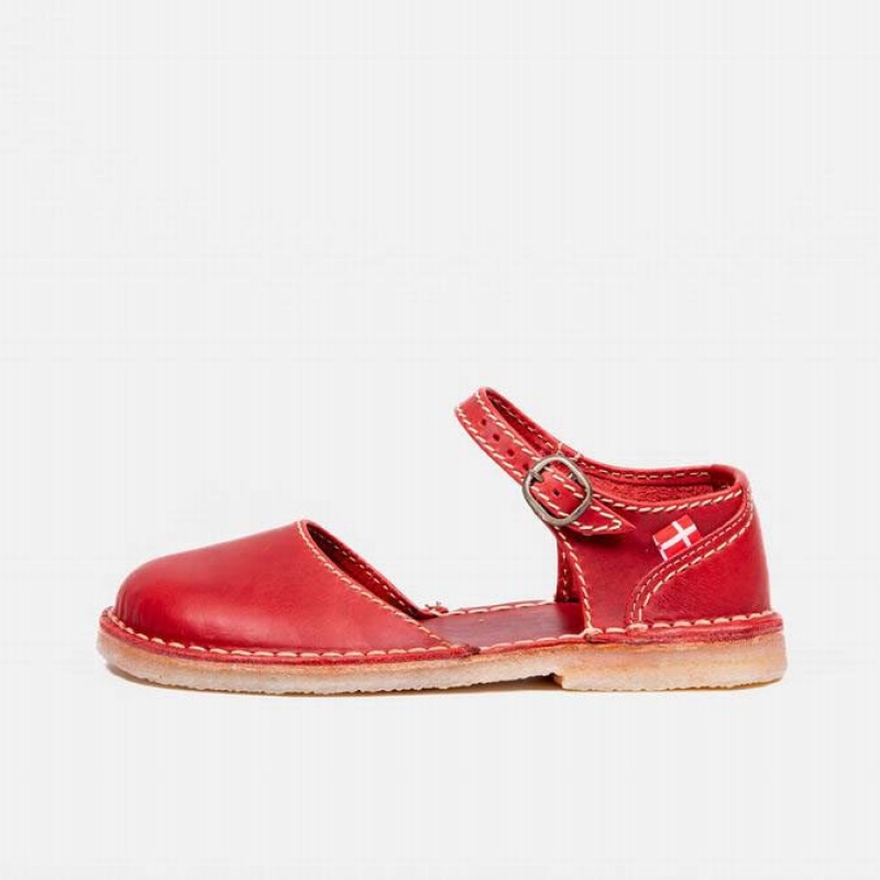 Scarpe Mary Jane Duckfeet Mols Donna Rosse | 708GFJNKC