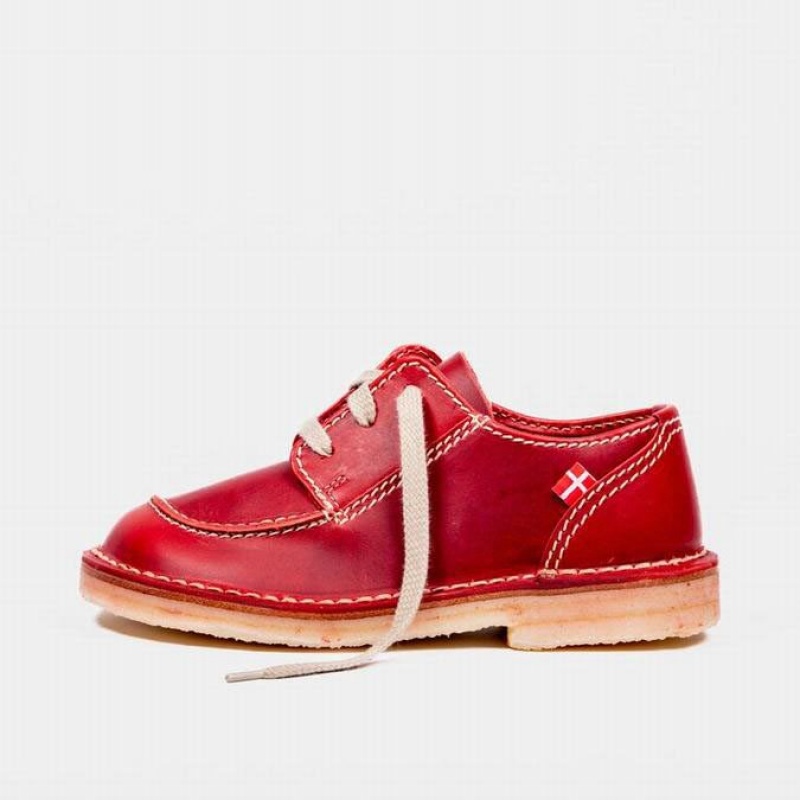 Scarpe Stringate Duckfeet Fyn Donna Rosse | 362RBHVMO